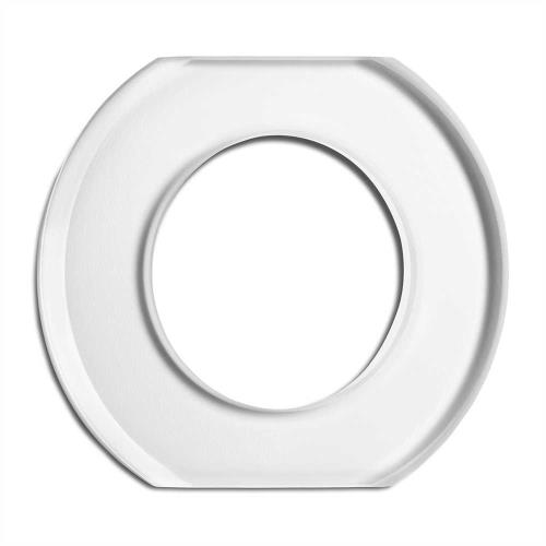 100611 Преходна рамка за сглобяване на 2+ механизми Ø 82,0 mm, White glass Bakelit&Duroplast ,THPG