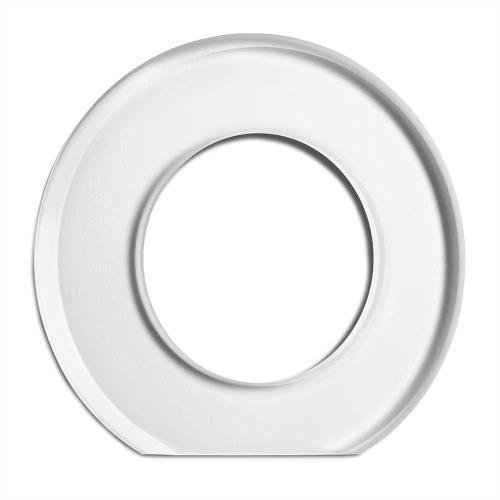 100613 Крайна рамка Ø 82,0 mm, White glass Bakelit&Duroplast ,THPG