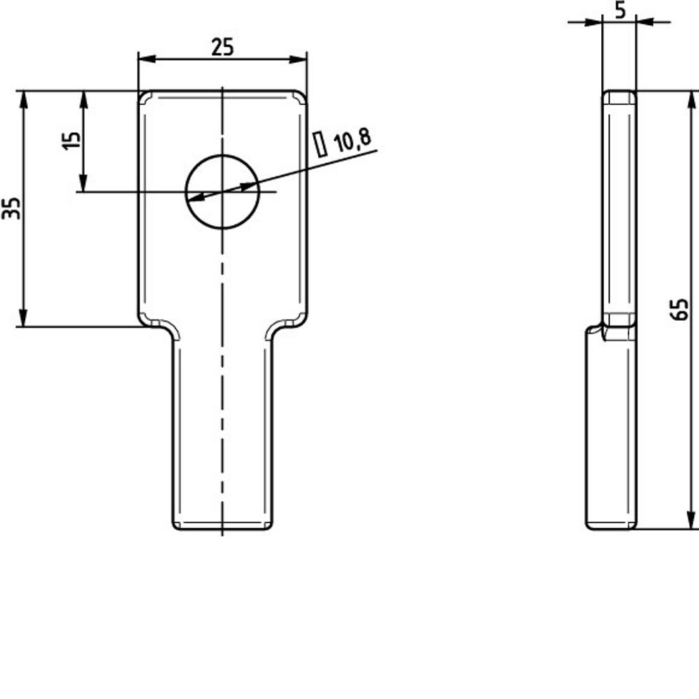 102720 BPZ-CL-65/25 Свързващо ухо 250А за вход BPZ-KB-11/250, Eaton_small