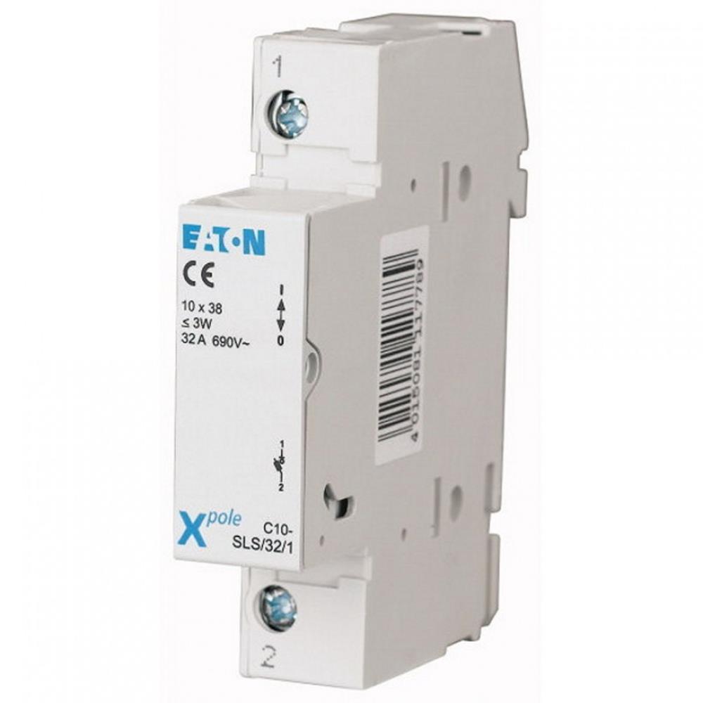 112220 C10-SLS/32/1 - Прекъсвач стопяеми вложки 10х38, 1Р, max.32A, Eaton_small