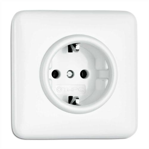 119330 Единична рамка 2 М 82х82 mm, Duroplast, бяла ,THPG_small