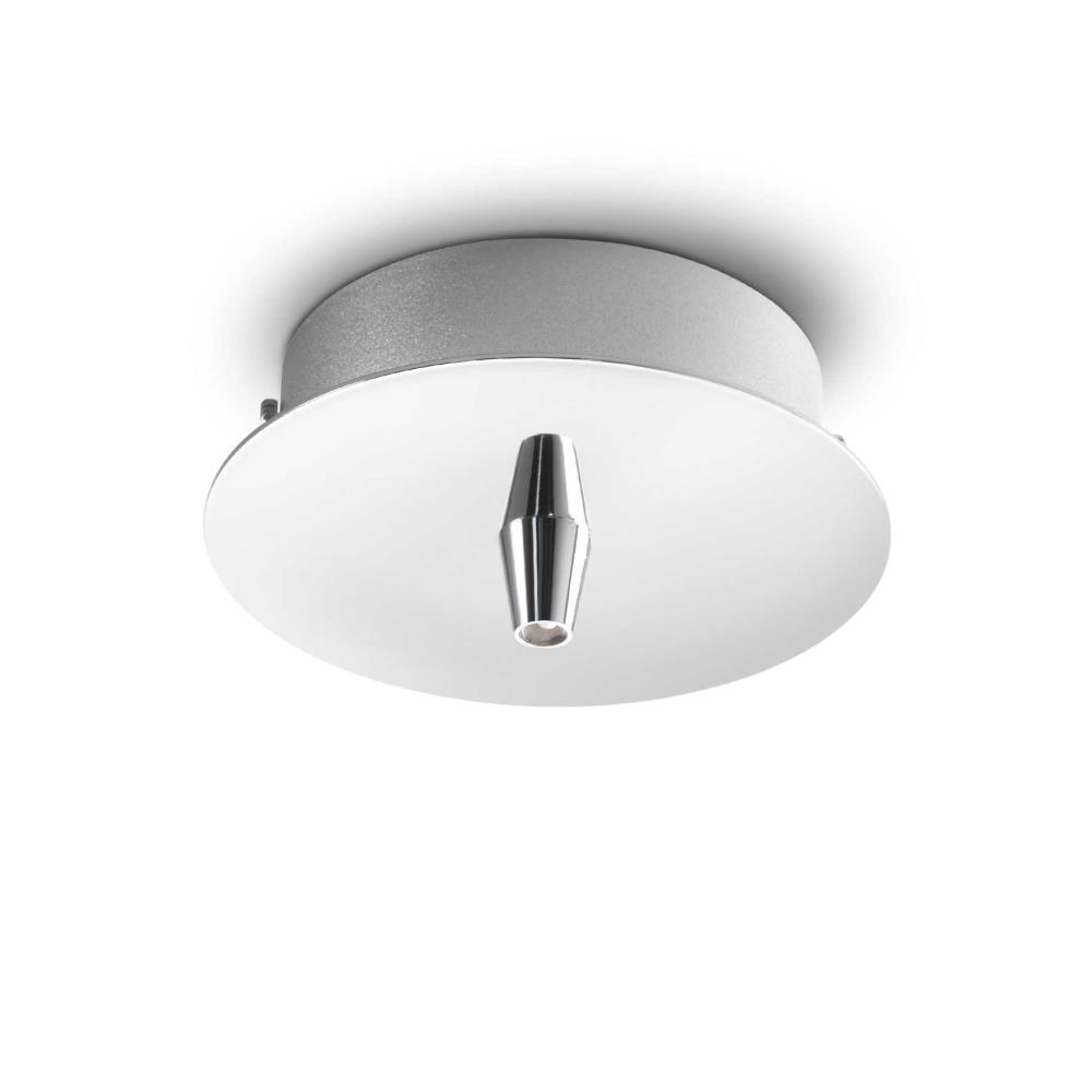 122830 Розетка за таван Rosoni METALLO 1 LUCE Cromo Ideal Lux