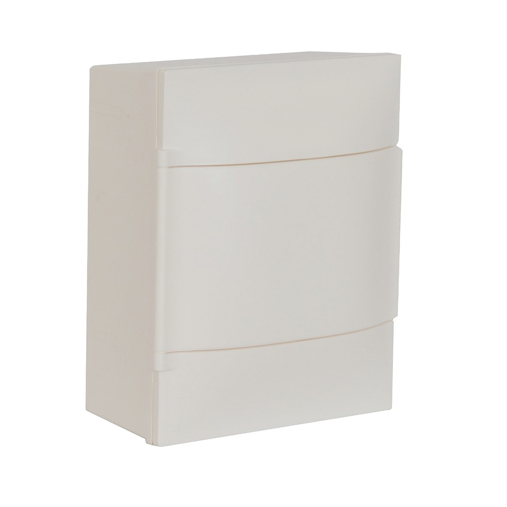 134204 Табло за открит монтаж, 4 модула, бяла врата, PE+N шини, Practibox S, Legrand