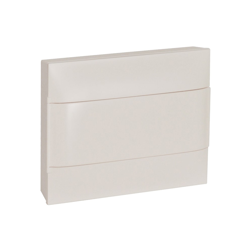 135201 Табло за открит монтаж, 12 модула, бяла врата, PE+N шини, Practibox S, Legrand