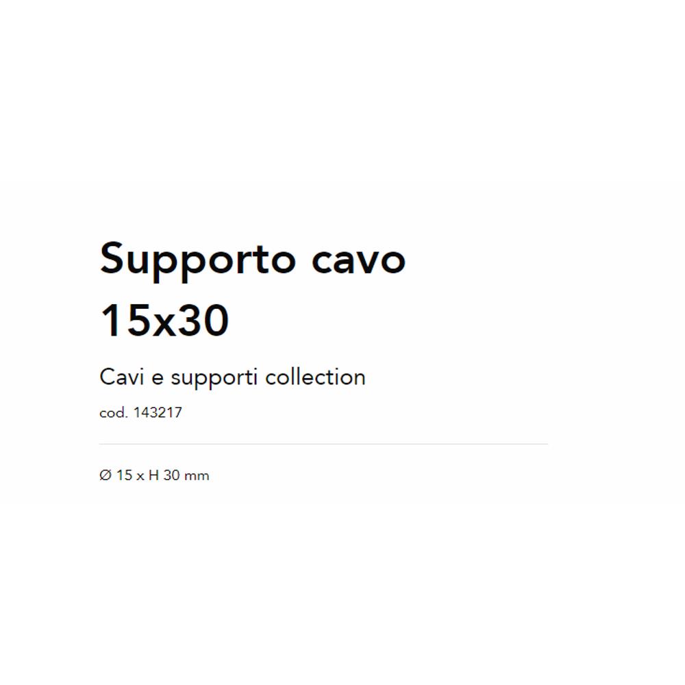 143217 Държач за кабел SUPPORTO CAVO Nero Ideal Lux_small