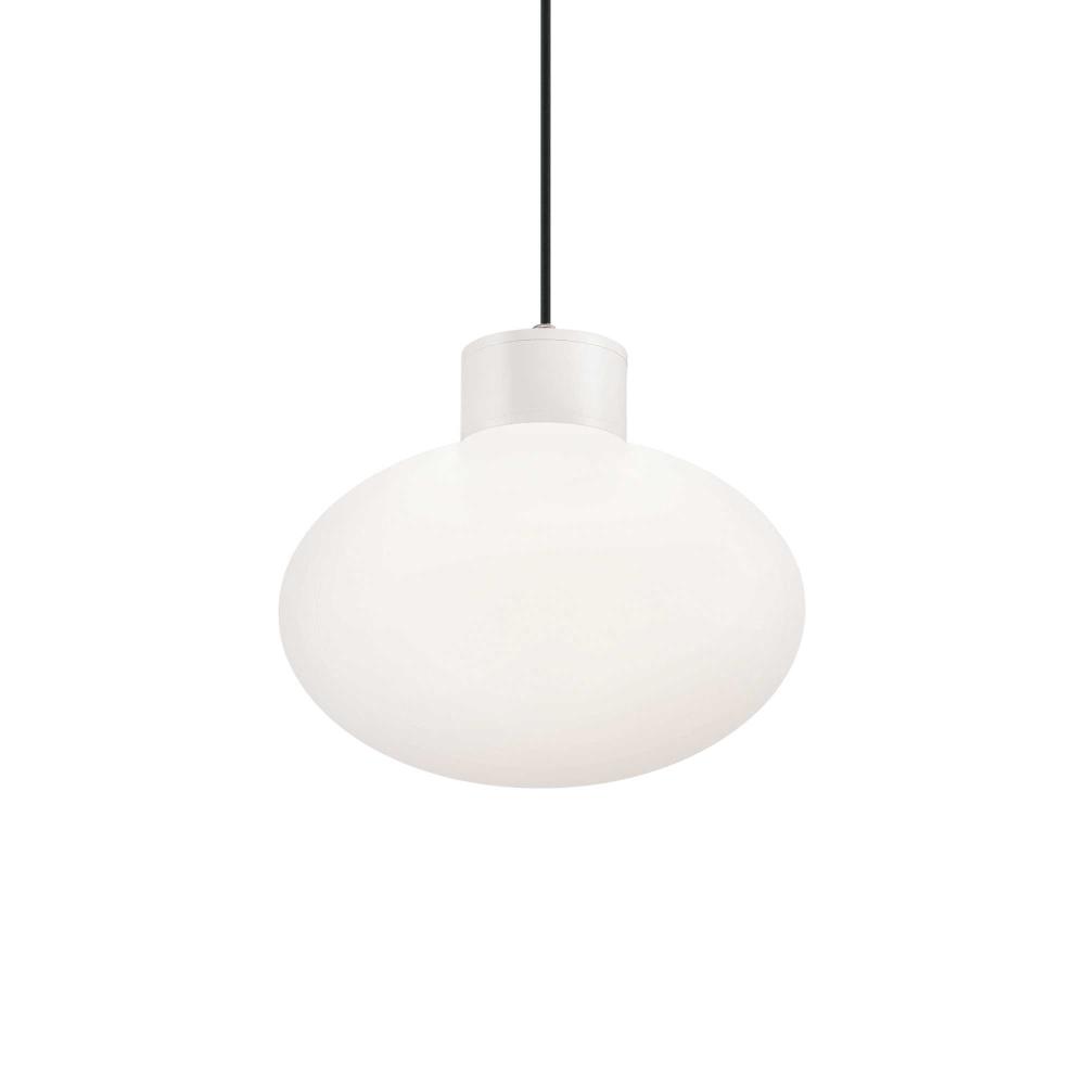 144252 Осветително тяло CLIO MSP1 BIANCO Ø90xHmin120/max1005 mm E27 max 1 x 60W IP44 Ideal Lux