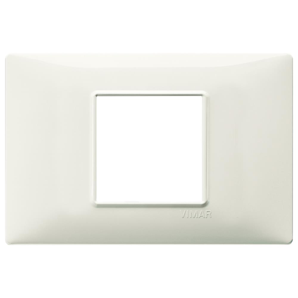 14652.02 Декоративна рамка Plana,  2M центр. за 3M конзола, Technopolimer Ivory , Vimar