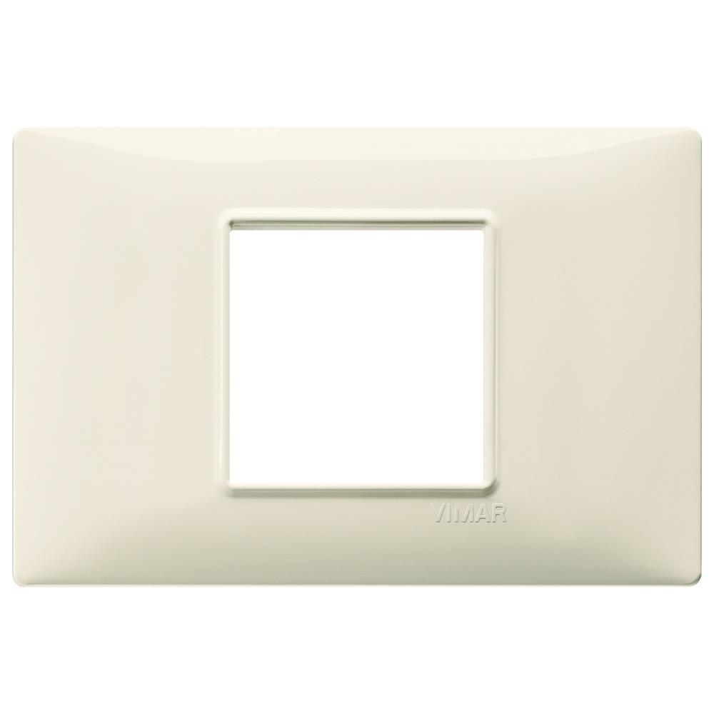 14652.03 Декоративна рамка Plana,  2M центр. за 3M конзола, Technopolimer Beige, Vimar