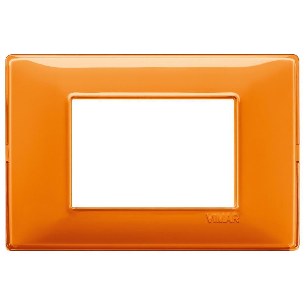 14653.48 Декоративна рамка Plana, 3М, Reflex Reflex orange, Vimar