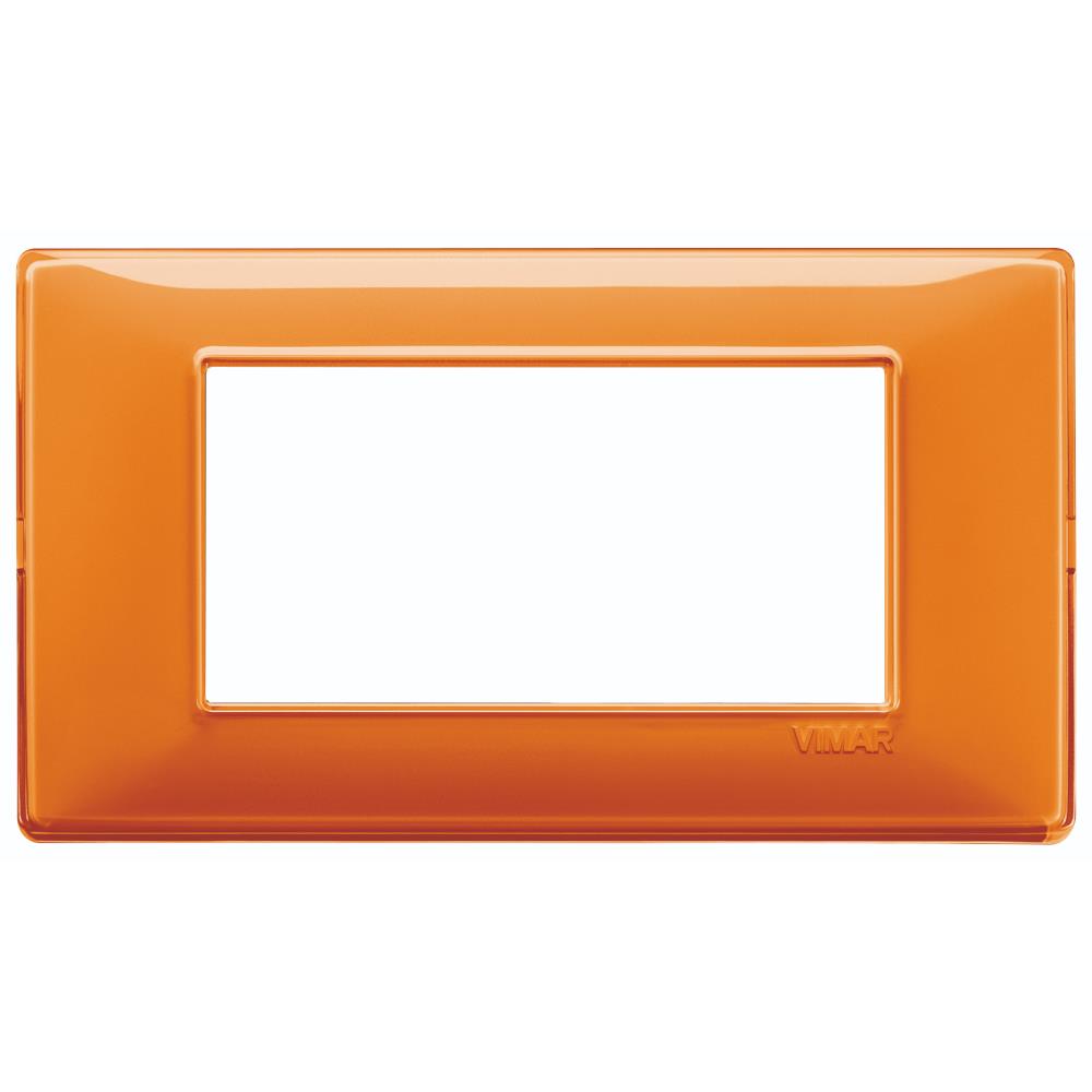 14654.48 Декоративна рамка Plana, 4М, Reflex Reflex orange, Vimar