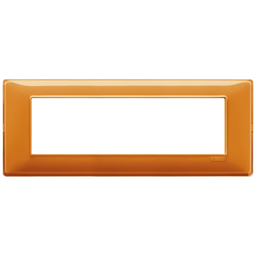 14657.48 Декоративна рамка Plana, 7М, Reflex Reflex orange, Vimar