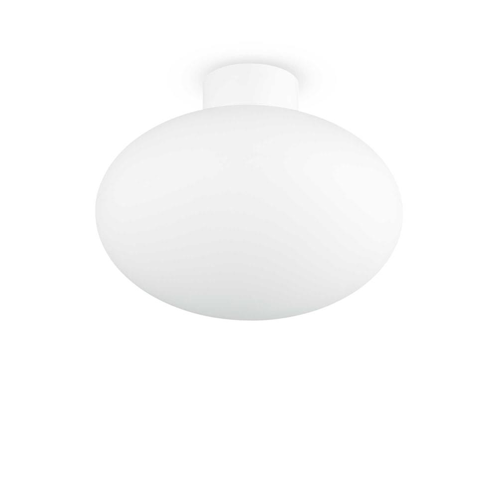 148847 Осветително тяло CLIO MPL1 BIANCO Ø 90 x H 40 mm E27 max 1 x 60W IP44 Ideal Lux