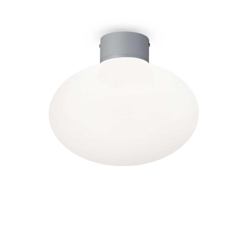 148854 Осветително тяло CLIO MPL1 GRIGIO Ø 90 x H 40 mm E27 max 1 x 60W IP44 Ideal Lux