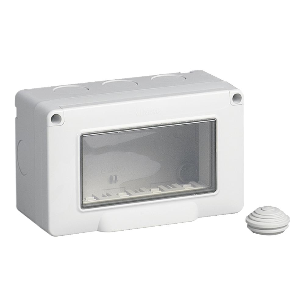 14904 IP55 Конзола за открит монтаж 4M Vimar за Eikon, Plana