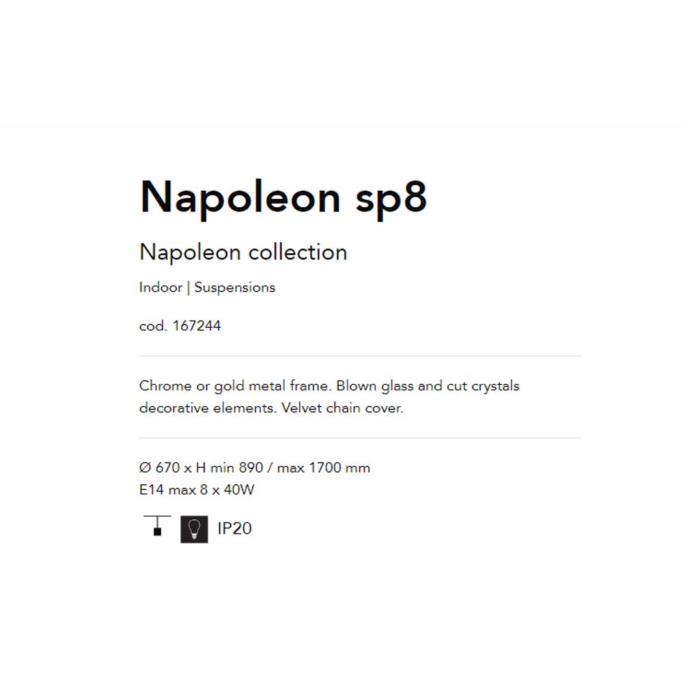 167244 Napoleon Полилей, E14 max8x40W, IP20, Ideal Lux_small