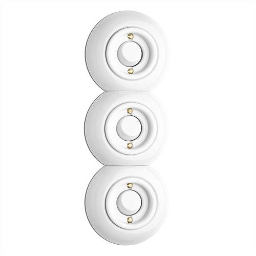 173087 Преходна рамка за сглобяване на 2+ механизми Ø 82,0 mm, порцелан, бял ,THPG_small