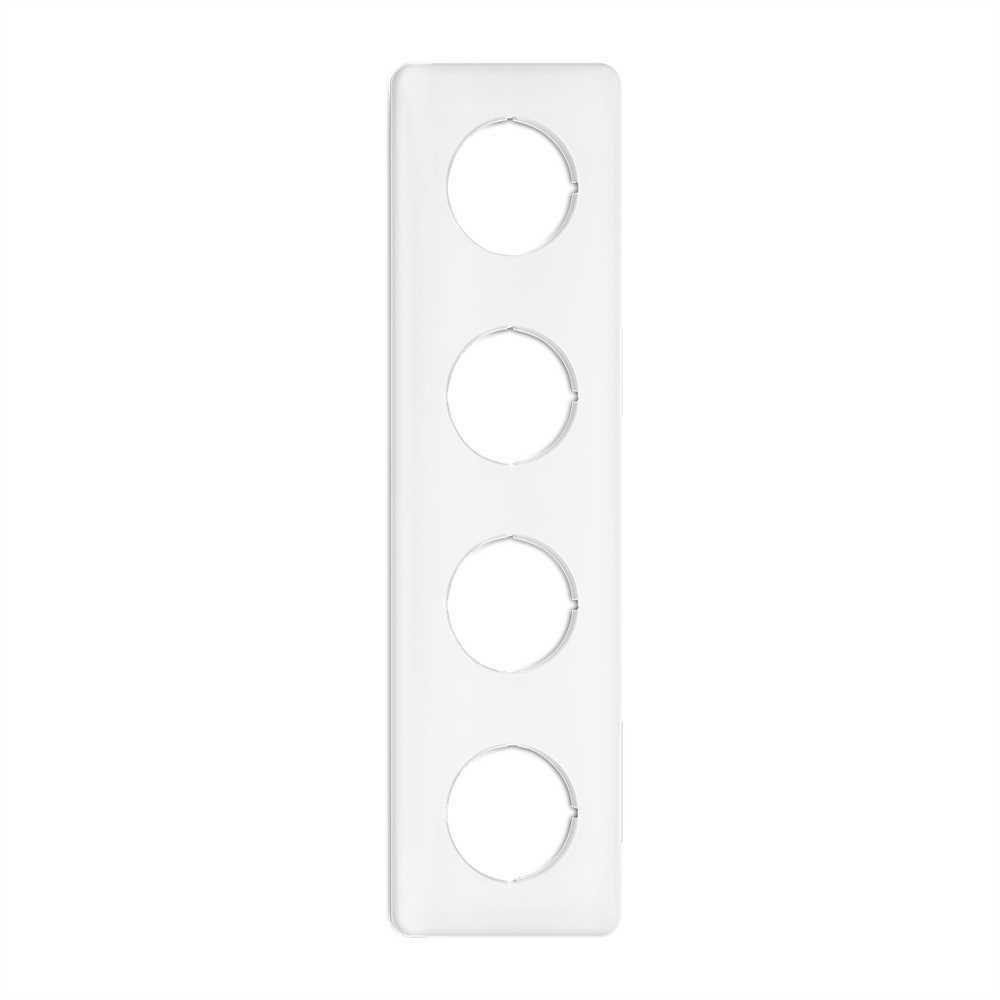 176424 Четворна рамка 2+2+2+2 М 82х299 mm, Duroplast, бяла ,THPG