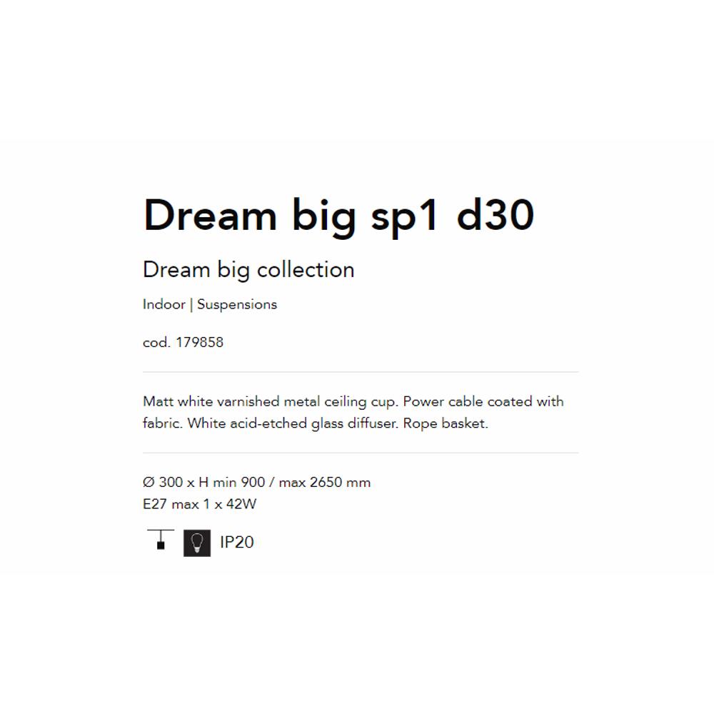 179858 Dream Big Осветително тяло, детска лампа SP1, E27 max 1X42W, IP20 Ideal Lux_small
