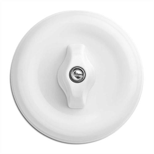 186890 Ротационен кръстат ключ, ОМ,10AX,AC250V Ø 7,0 см, Duroplast, бял, THPG_small