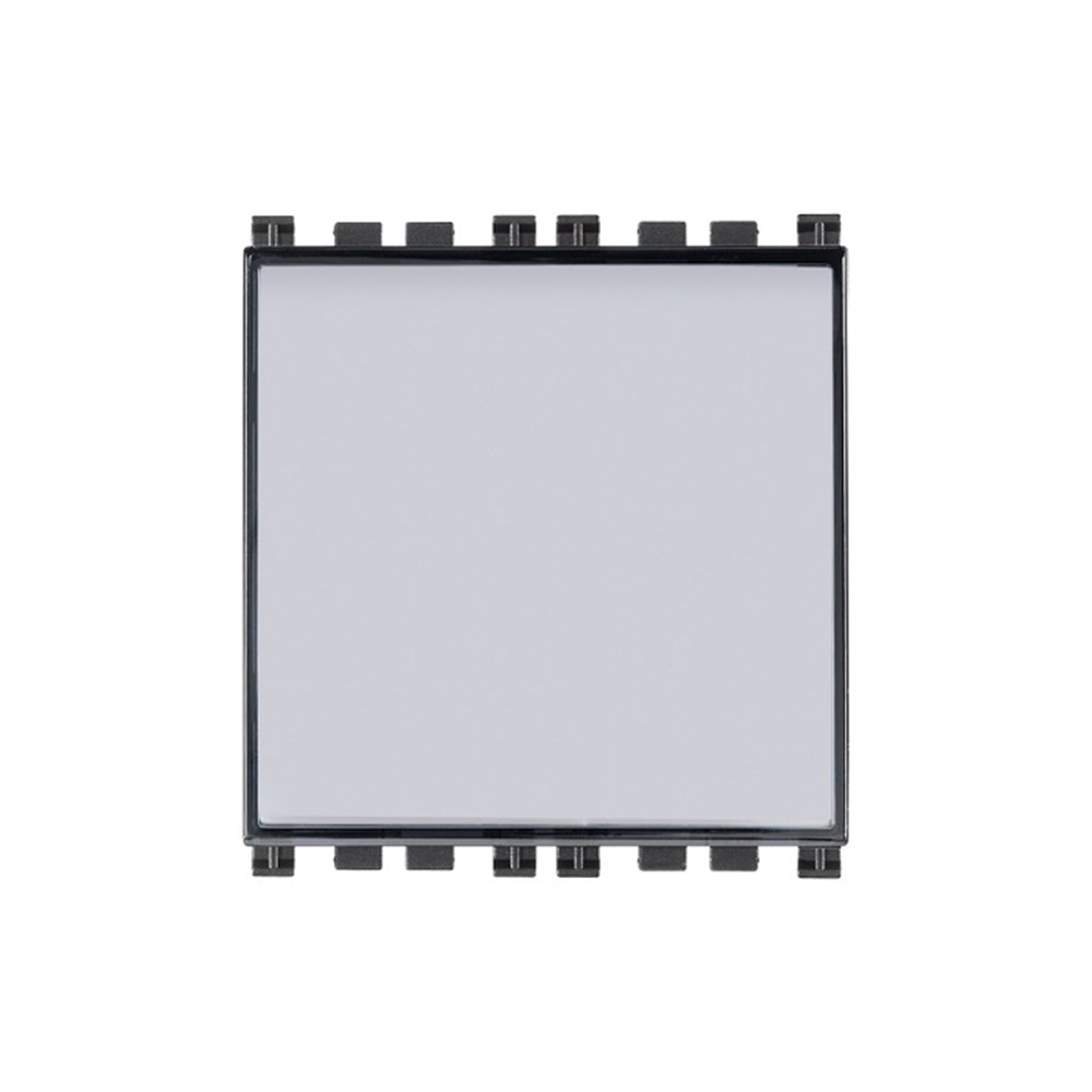 19050 Механизъм Arké, 2M, 1P NO 10 A 250 V~, за бутон с табелка, светещ, grey, Vimar