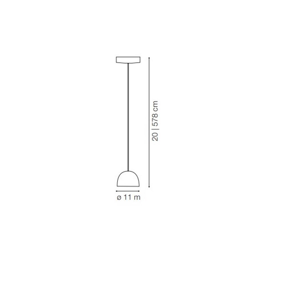 196800 Tall Полилей SP1 SMALL LED 4,5W/510Lm, IP20 Ideal Lux_small