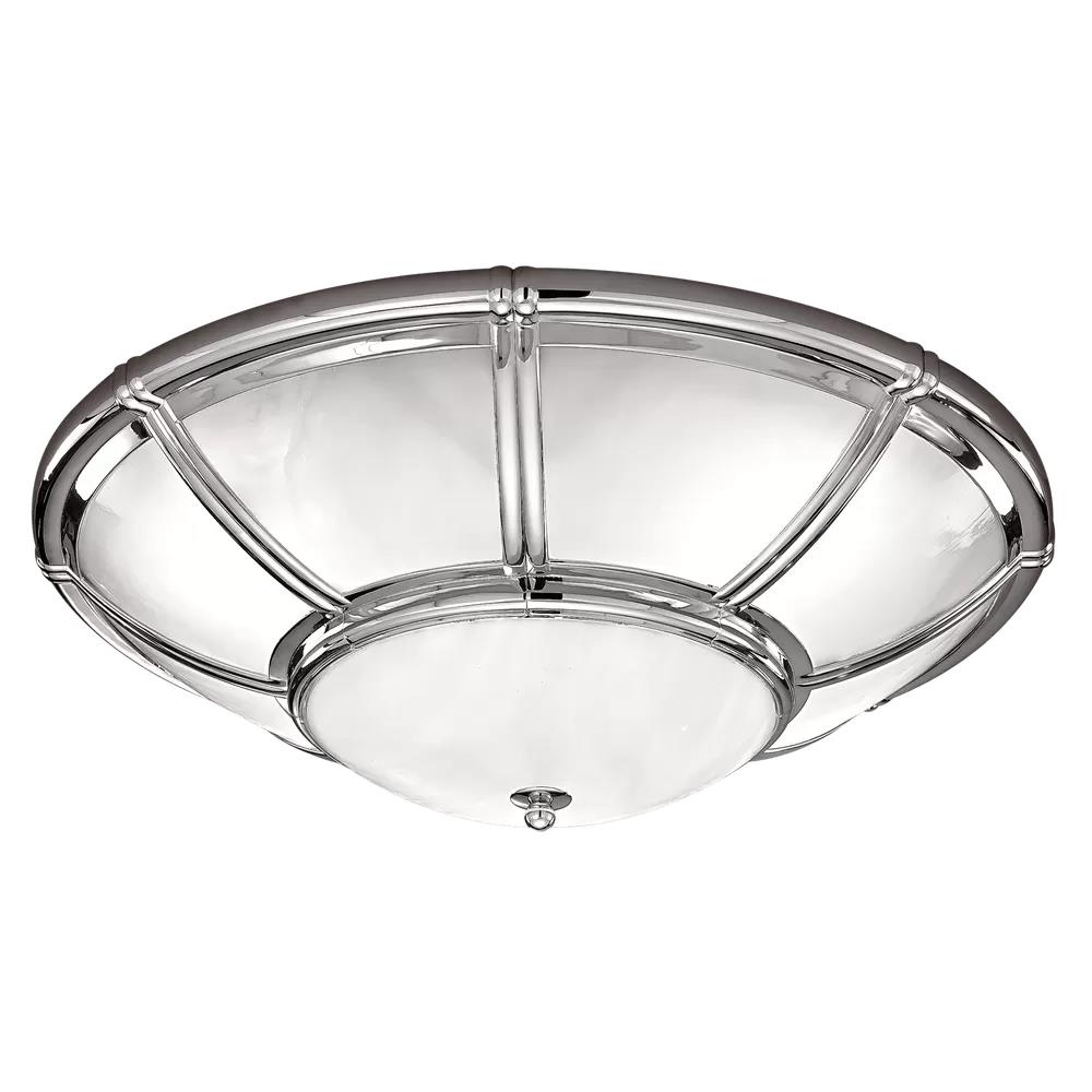 1998/6-PL-035/035 CHROME FINISH CEILING LIGHT WITH OPAL GLASS 6xMAX42W E14 Possoni