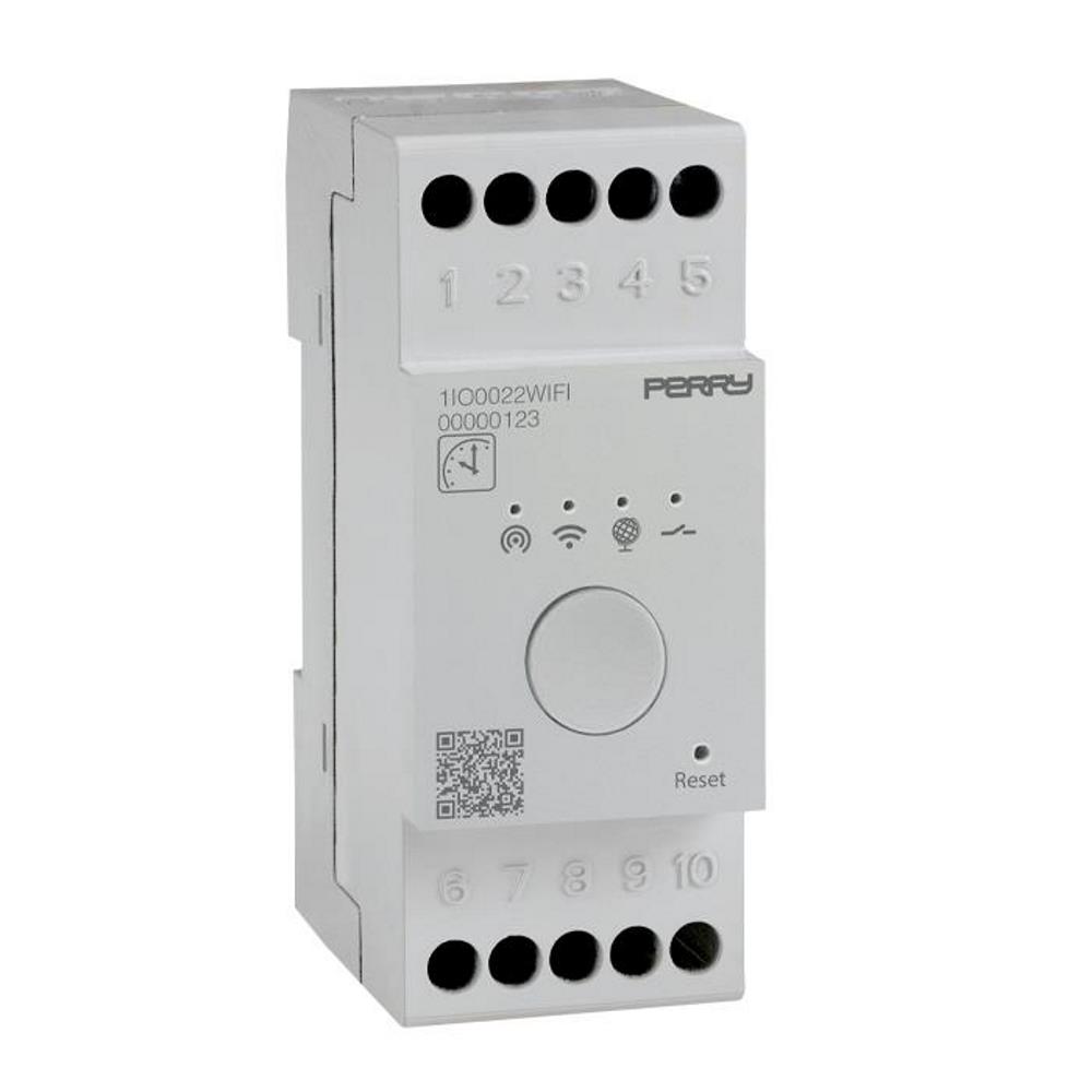 1IO 0022WIFI Мултифункционален програмируем Wi-Fi часовник с Hotspot, 2 DIN, Perry Electric