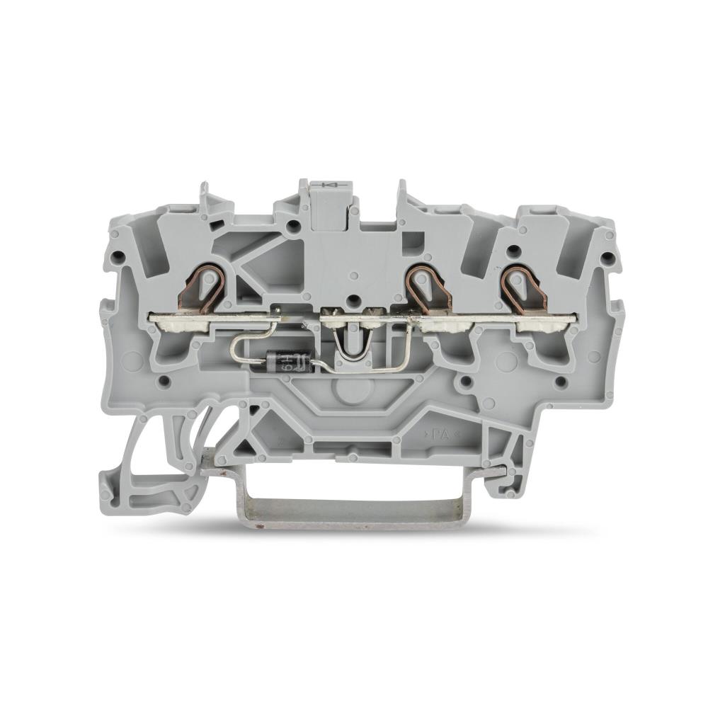 2001-1311/1000-411 Компонентна клема; 3-проводн.; с диод 1N4007; анод, дясна страна Wago