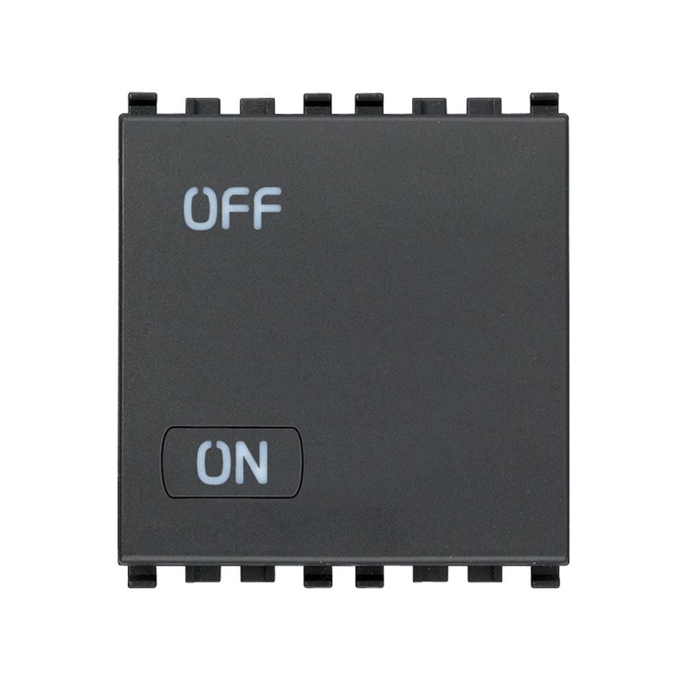 20016.2 2P 20AX Ключ 2M Сив VIMAR EIKON