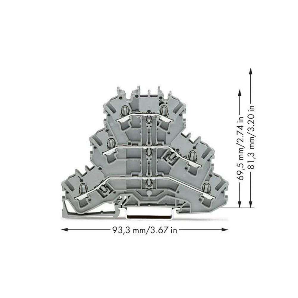 2002-3201 Триетажна клема; Проходна/проходна/проходна клема; L/L/L Wago_small
