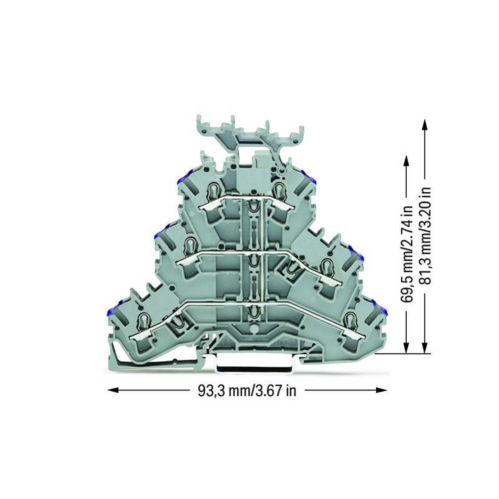 2002-3238 Триетажна клема; 6-проводна проходна клема; L; с държач за маркировъчни табелки Wago_small