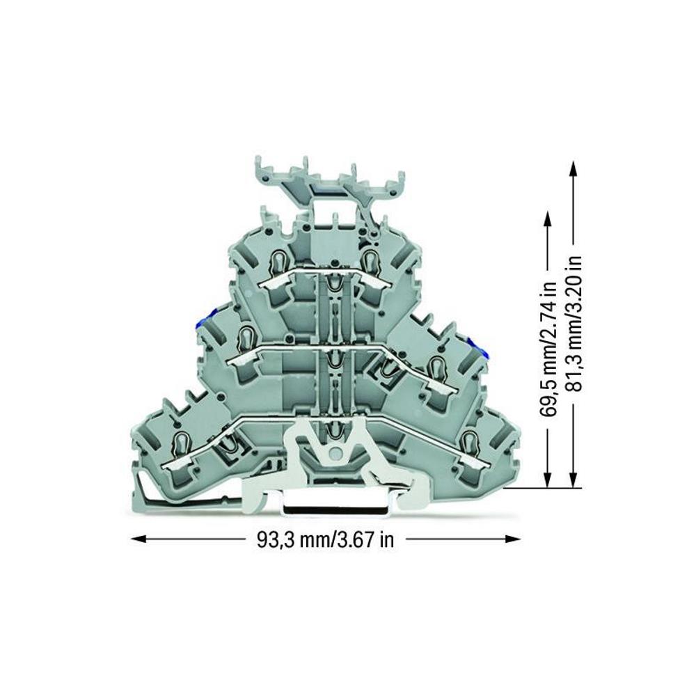 2002-3248 Триетажна клема; Екранирана/проходна/проходна клема; 2,5 mm² Wago_small