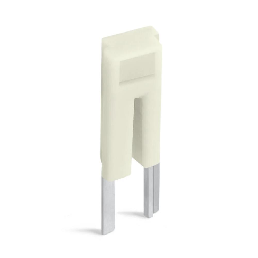 2002-400 Непрекъснат джъмпер 2-пътен; 25A/4,1 mm; изолиран - св.сив Wago