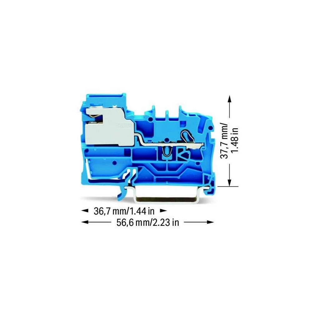 2002-7114 1-проводна N-разединителна клема; 2,5 mm²; Push-in CAGE CLAMP®; 2,50 mm²; син Wago_small