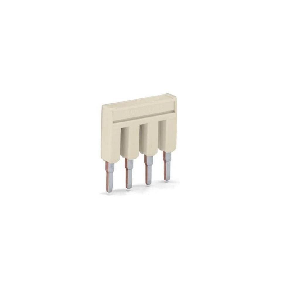 2004-407 Джъмпер 7-пътен; 32A/41,4 mm; изолиран - св.сив Wago