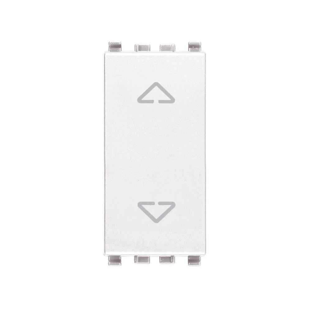 20061.B  Бутон за управление на щори 2P 10AX, Бял, VIMAR EIKON