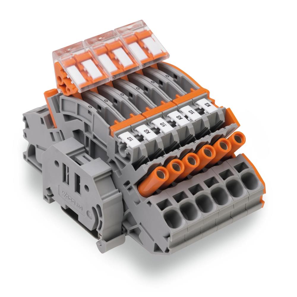 2007-8875 Клеморед за токови трансформатори, 6,00 mm² Wago