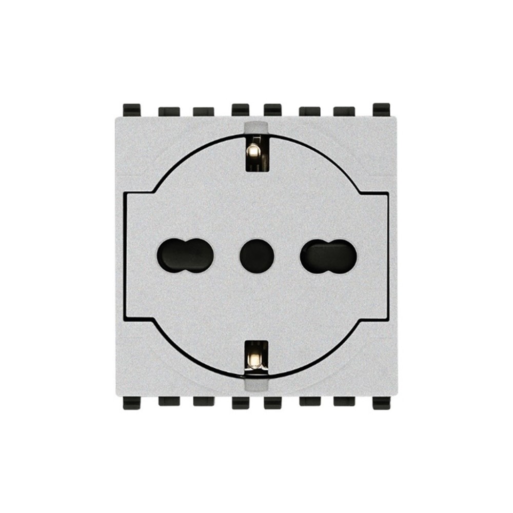 20211.N Универсален плосък контакт Eikon, SICURY 2P+E P40, Next, Vimar_small