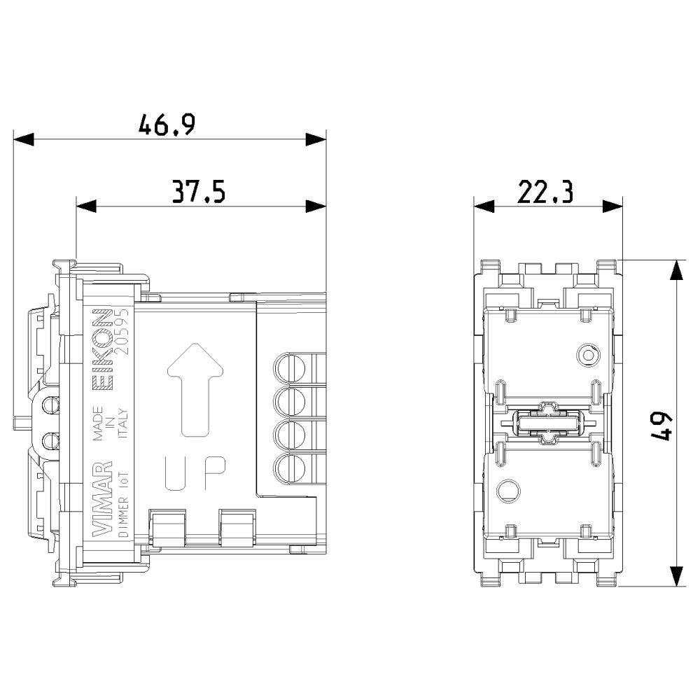 20595.0 IoT свързан димерен механизъм 220-240V VIMAR EIKON_small