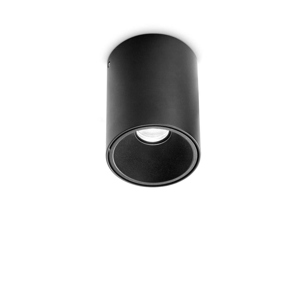 206004 Спот NITRO FI 10W ROUND NERO Ø80xH105 mm LED 10W 50000 h 3000 K 900 lumen IP20 Ideal Lux