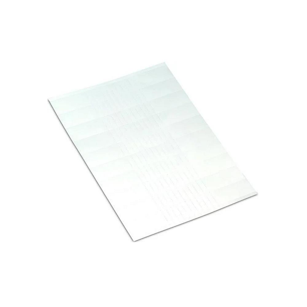 209-113 Картонени табелки за лазерен принтер; 9,5x25 mm - бял Wago