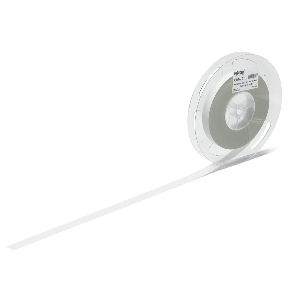 210-702 Маркиращи ленти; за Smart Printer; перманентно лепило; 15 мм; бял Wago_small