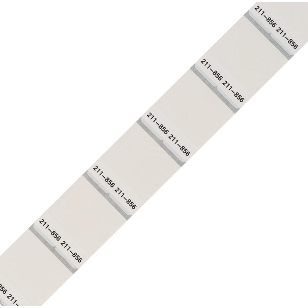 211-856 Самозалепващи се етикети за смарт принтер, 22x13 мм, PVC, гланц, 1000 бр./ролка, бели, Wago