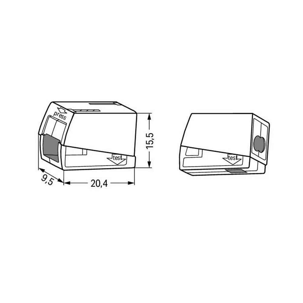 224-112 Клеми за осветление 2,5 mm² - 100 кутия Wago_small