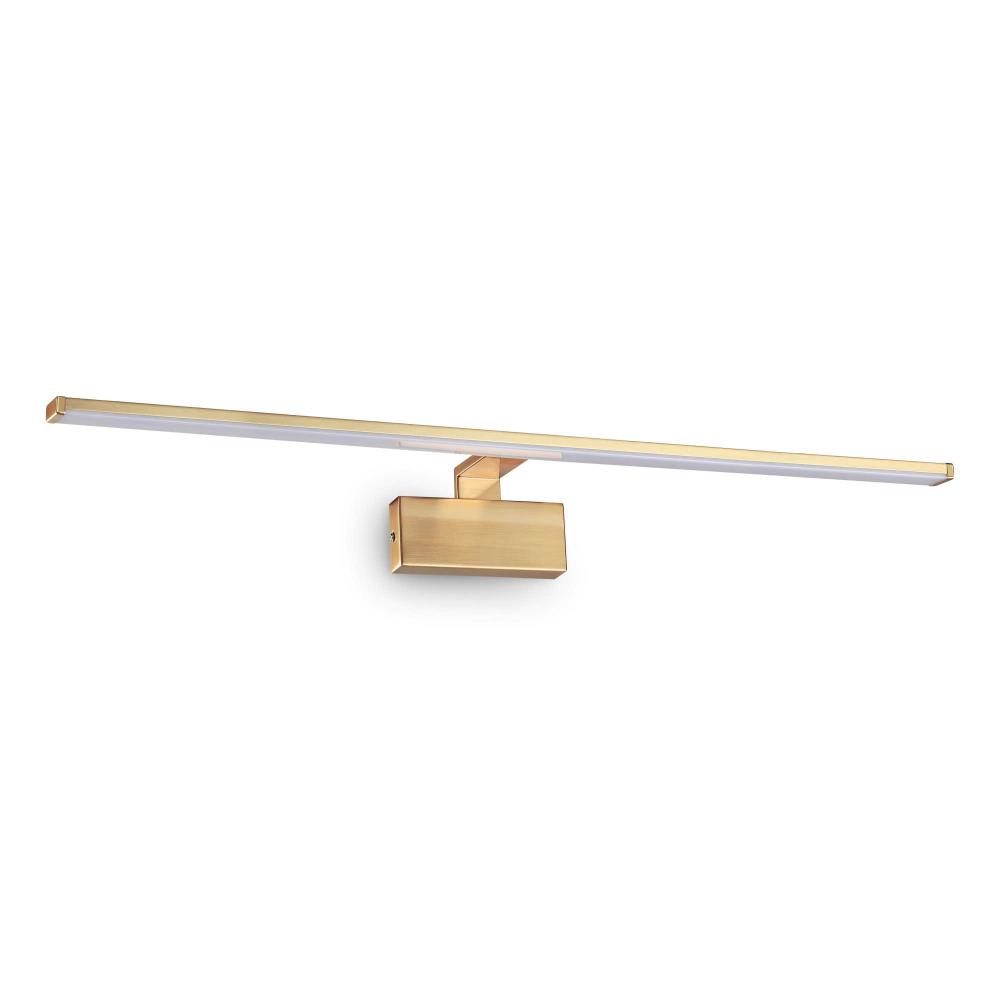 225005 Аплик Alma Ottone Satinato, L810xH95xP148mm LED 18W 3000K IP20, Ideal Lux