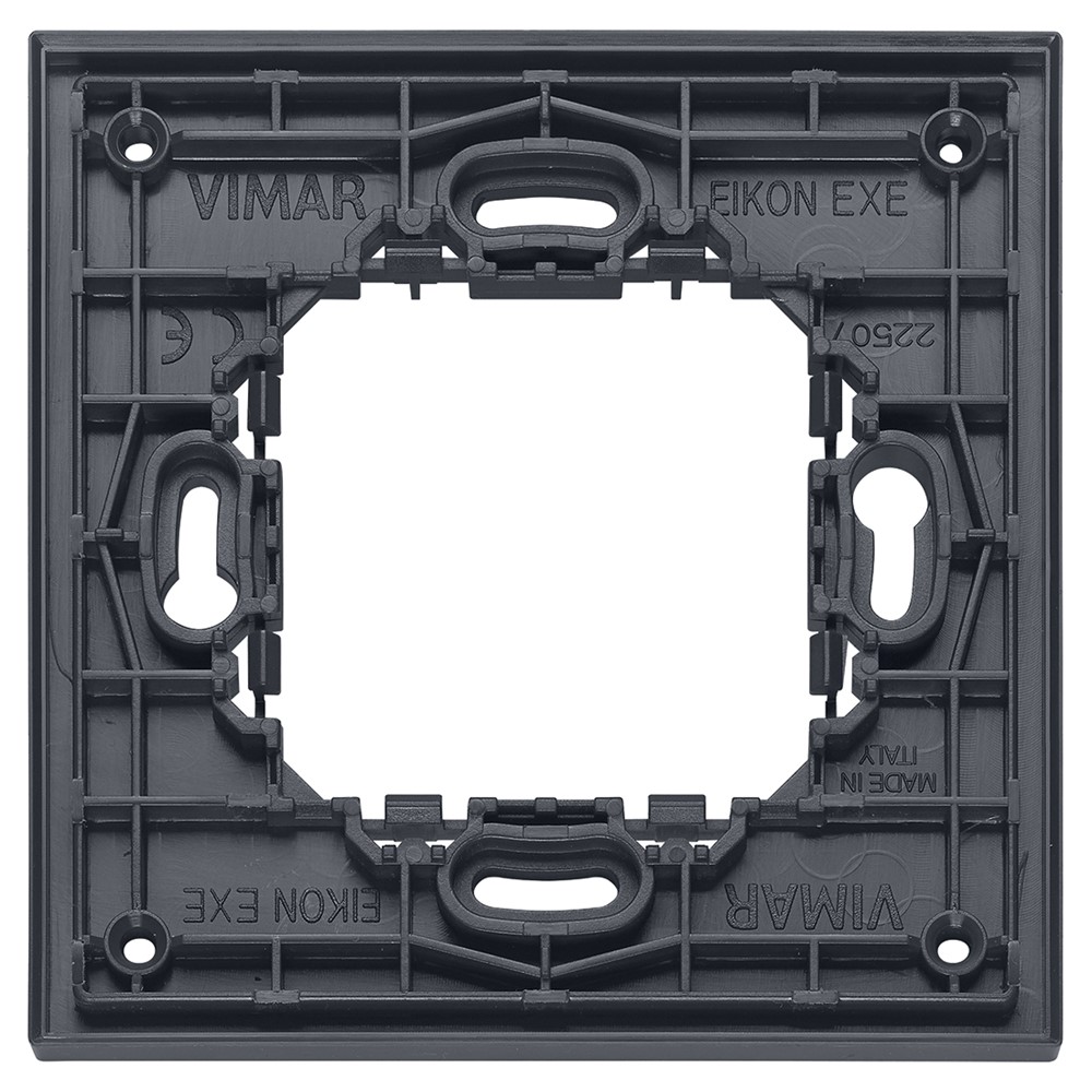 22507 Монтажна рамка за RF механизми Ocean, Bluetooth, ZigBee, 2M, за Eikon Exé, grey, Vimar_small