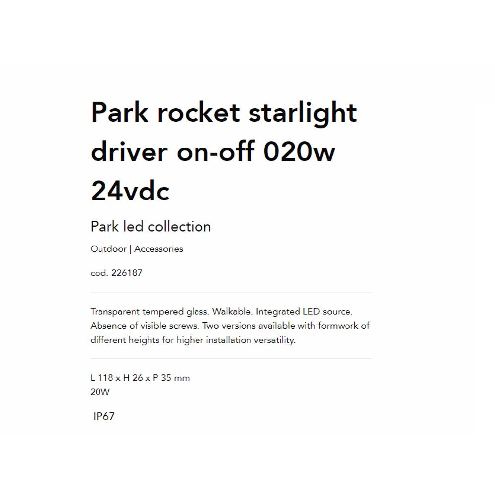 226187 Драйвер PARK LED DRIVER 20W ON/OFF Ideal Lux_small