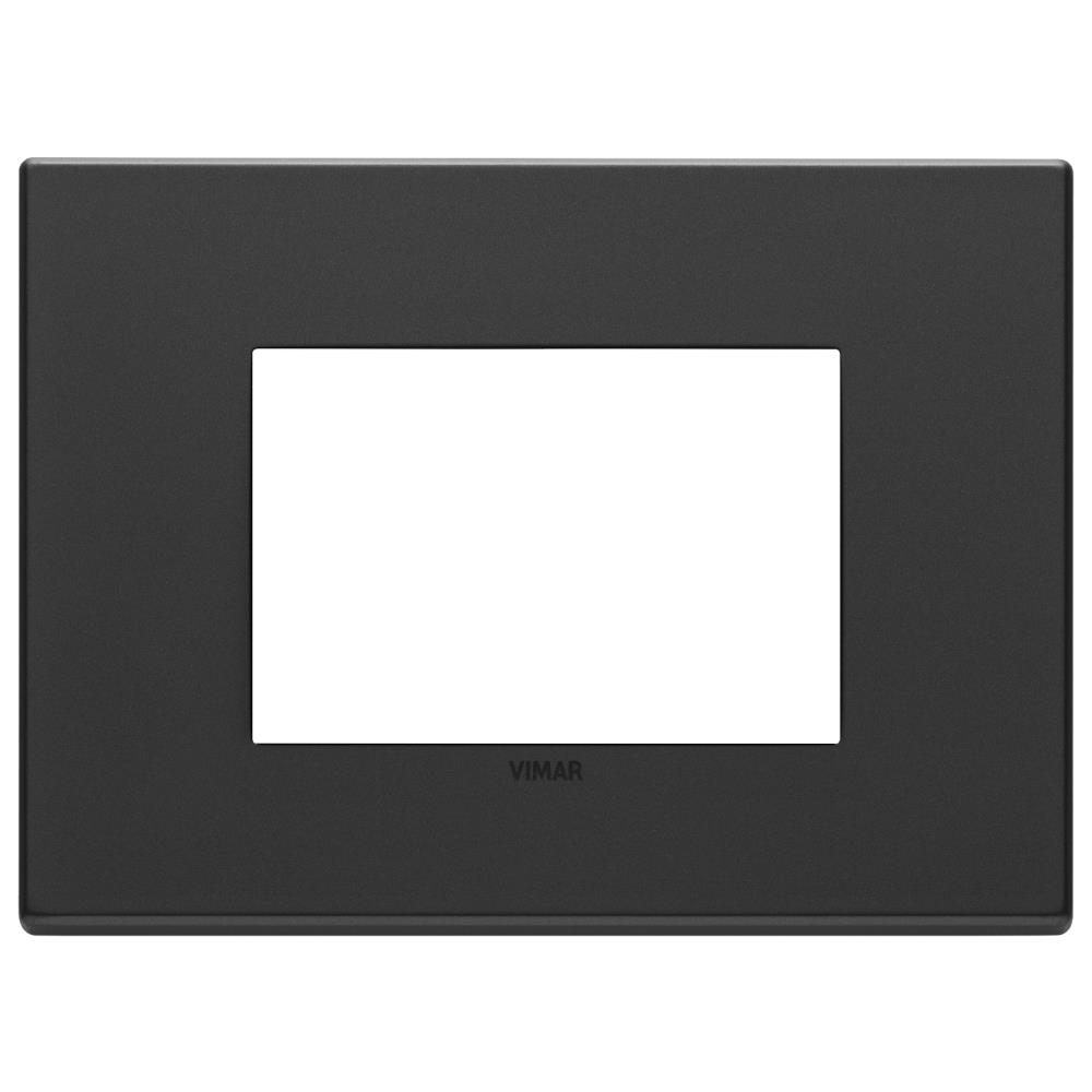 22653.03 Декоративна рамка Eikon Exé 3M, метал Total Look, Anthracite grey, Vimar