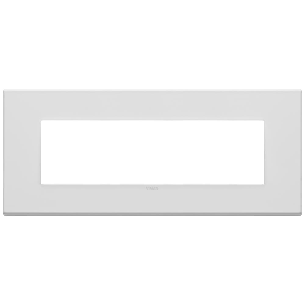 22657.01 Декоративна рамка Eikon Exé 7M, метал Total Look, Matt white, Vimar
