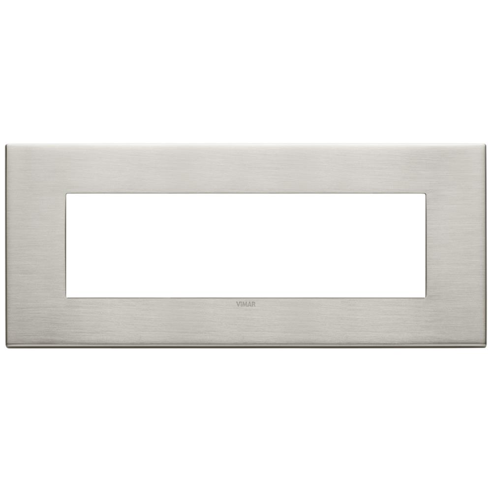 22657.11 Декоративна рамка Eikon Exé 7M, матиран метал Brushed Nickel, Vimar
